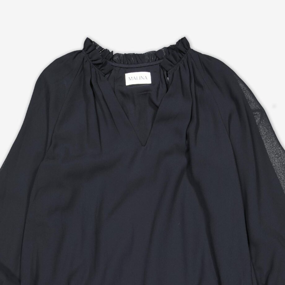 by Malina Kleid Alva frill detailed mini