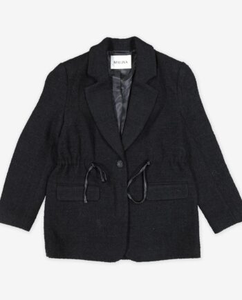 by Malina Blazer Elodie drawstring boucle