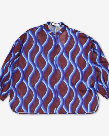 IVI Bluse L/A Paradise Wave Cotton Printed