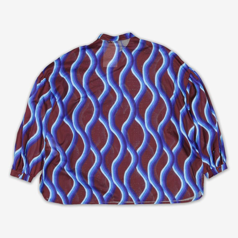 IVI Bluse L/A Paradise Wave Cotton Printed