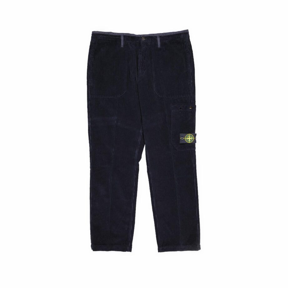 Stone Island Cordhose Regular Kompass Patch