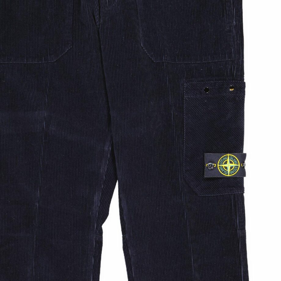 Stone Island Cordhose Regular Kompass Patch