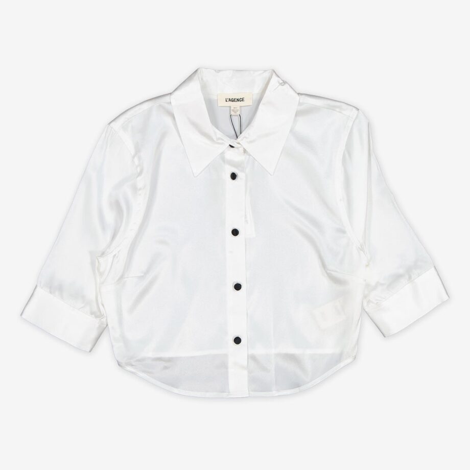 L`Agence Bluse Niccola Crop Fitted