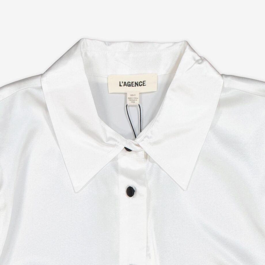 L`Agence Bluse Niccola Crop Fitted
