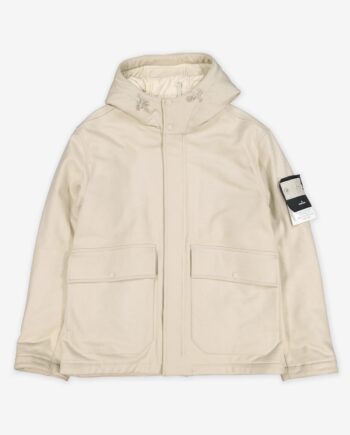 Stone Island Jacke mit Kapuze Ghost Kompass Patch