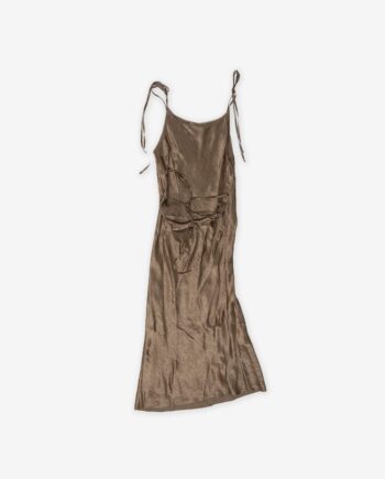 Acne Studios Kleid Satin Adjustable Shoulder Straps