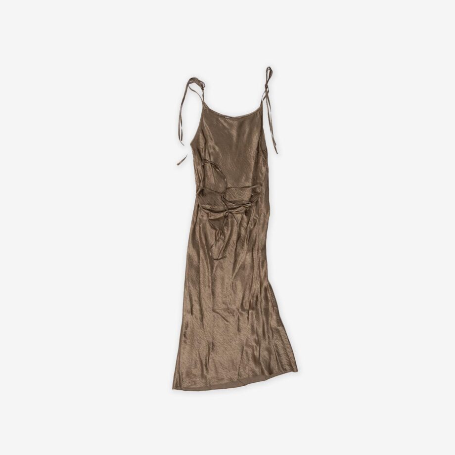 Acne Studios Kleid Satin Adjustable Shoulder Straps