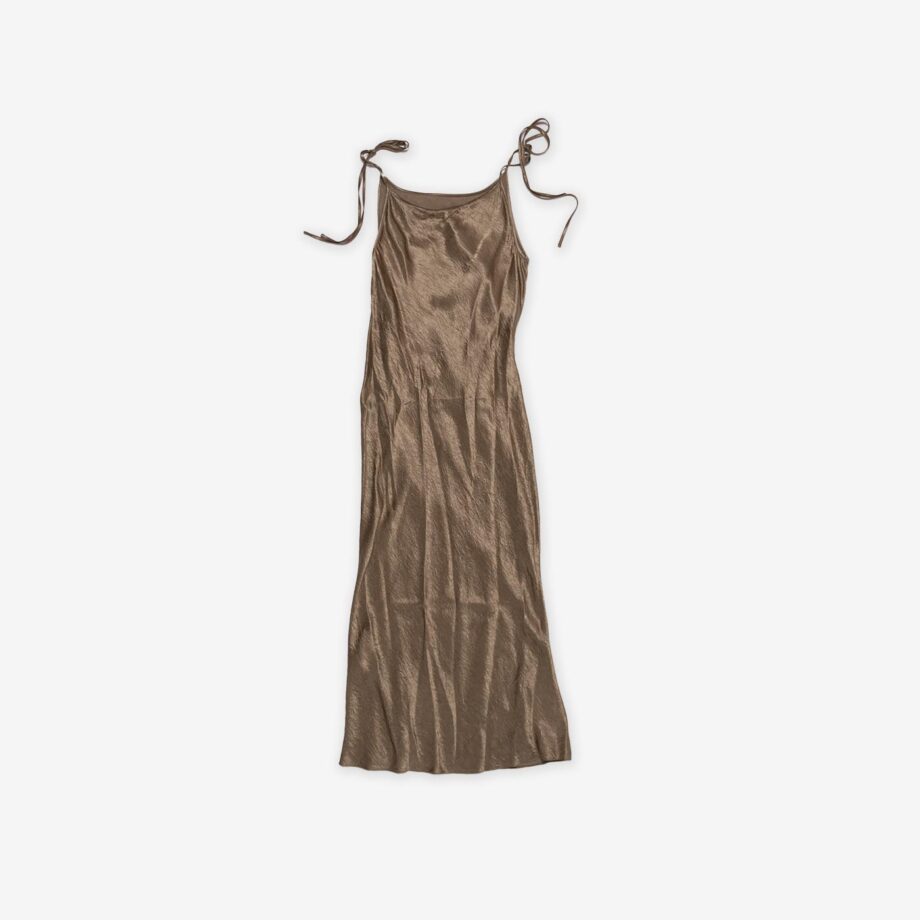 Acne Studios Kleid Satin Adjustable Shoulder Straps