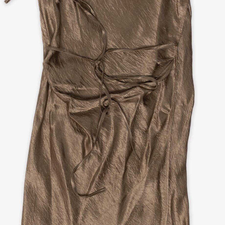 Acne Studios Kleid Satin Adjustable Shoulder Straps
