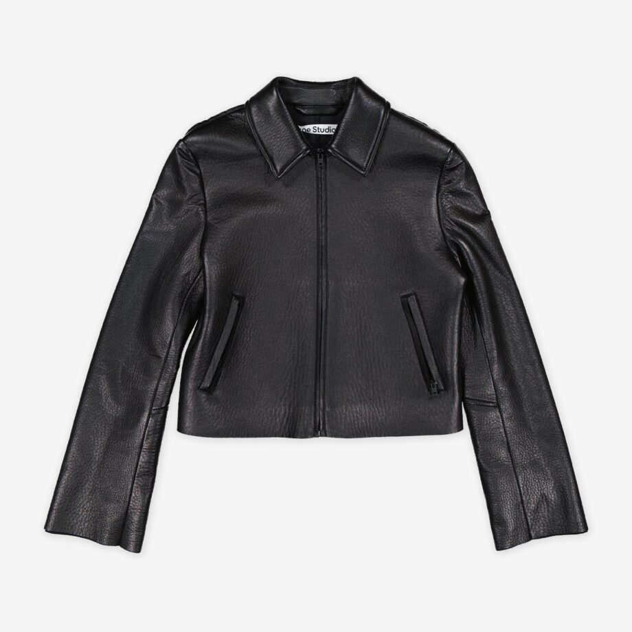 Acne Studios Lederjacke mit Zip