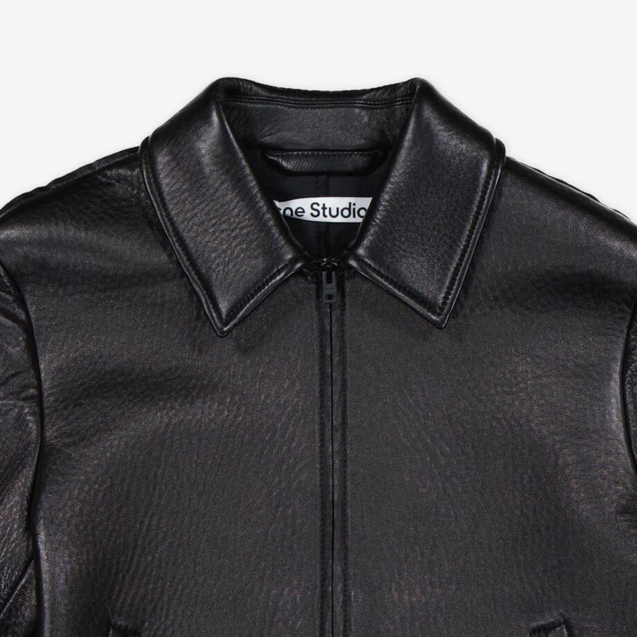 Acne Studios Lederjacke mit Zip