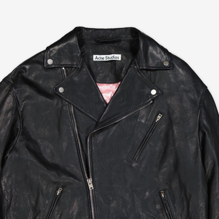 Acne Studios Lederjacke Distressed