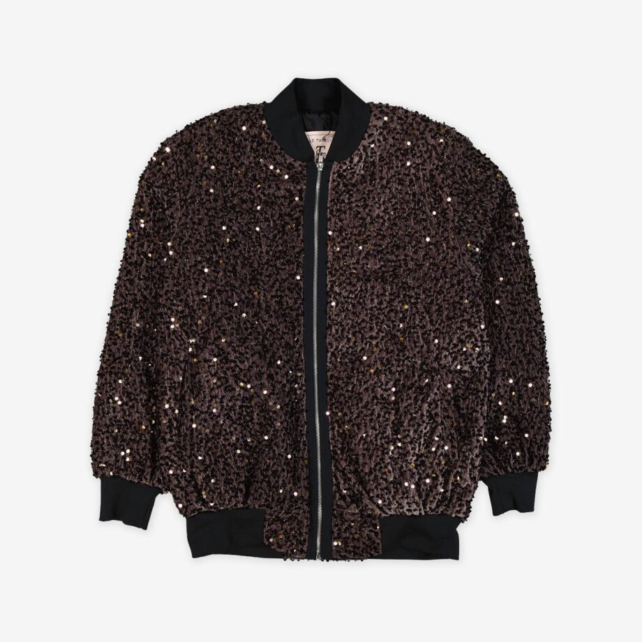 Le Twins Bomberjacke Fringed sequins