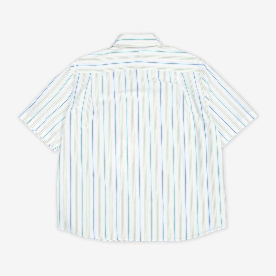 Acne Studios Hemd K/A Stripe Micro Face Logo Patch