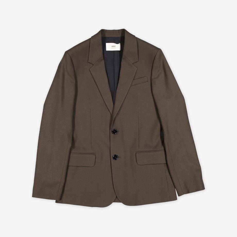 ami Blazer Two Buttons Soft Wool Gabardine