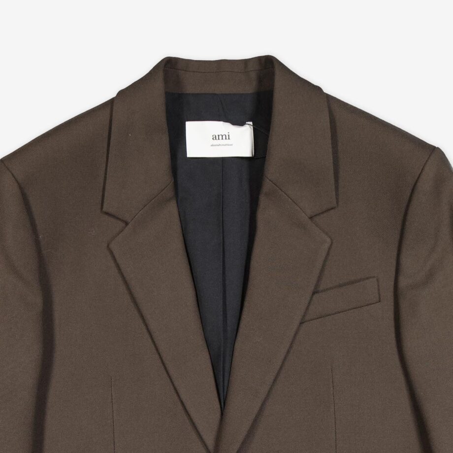 ami Blazer Two Buttons Soft Wool Gabardine