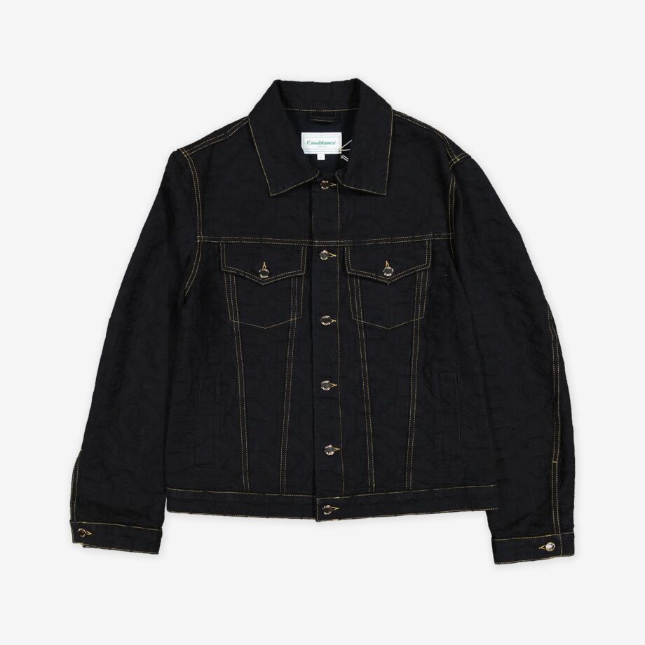Casablanca Jeansjacke Jacquard Denim
