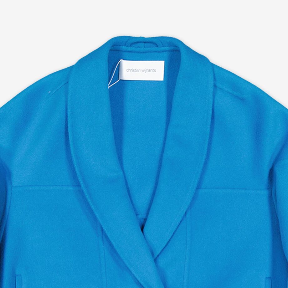 Christian Wijnants Jacke Double Face with Shal Collar