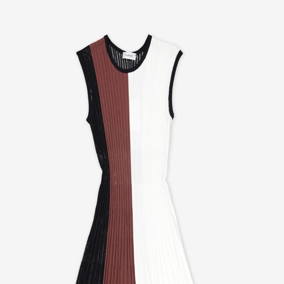MRZ Kleid O/A Long Plisse