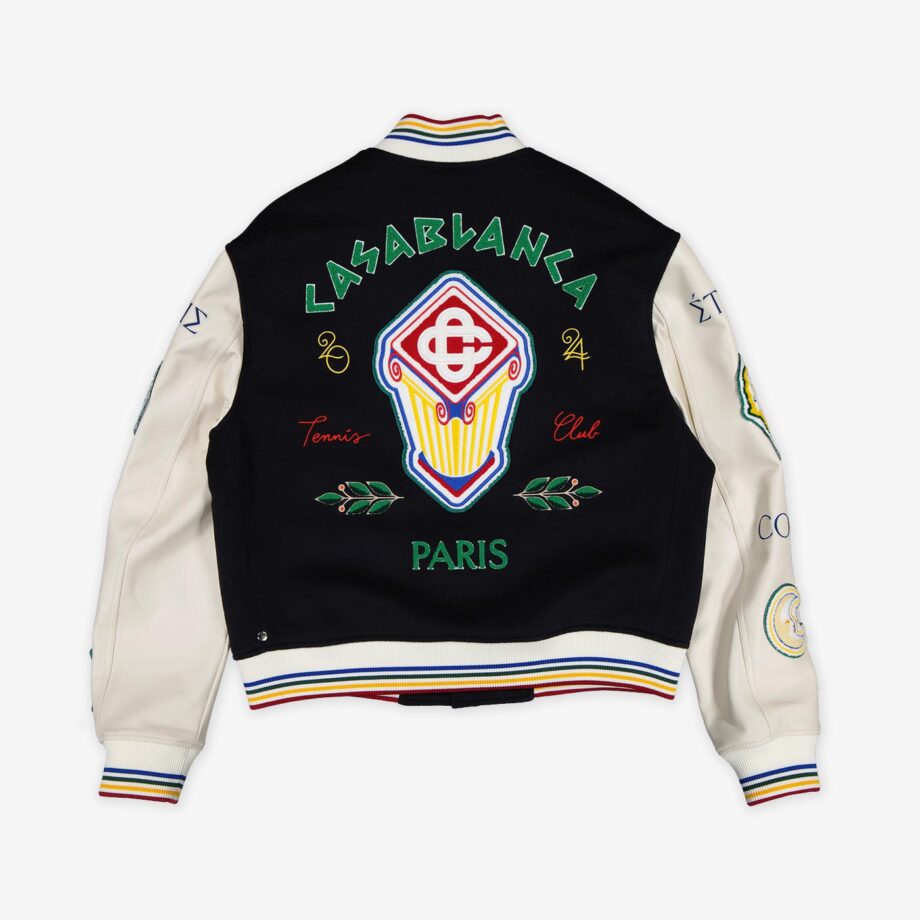 Casablanca Bomberjacke Chenille Embroidered Patchwork