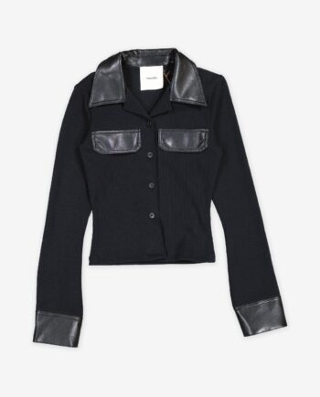 Nanushka Top Rasima Rib Jersey
