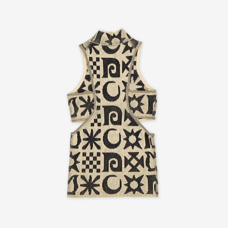 Nanushka Top Maraj Rib Jacquard