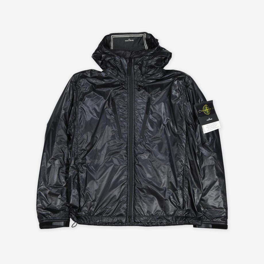 Stone Island Jacke mit Kapuze Light Packable Kompass Patch