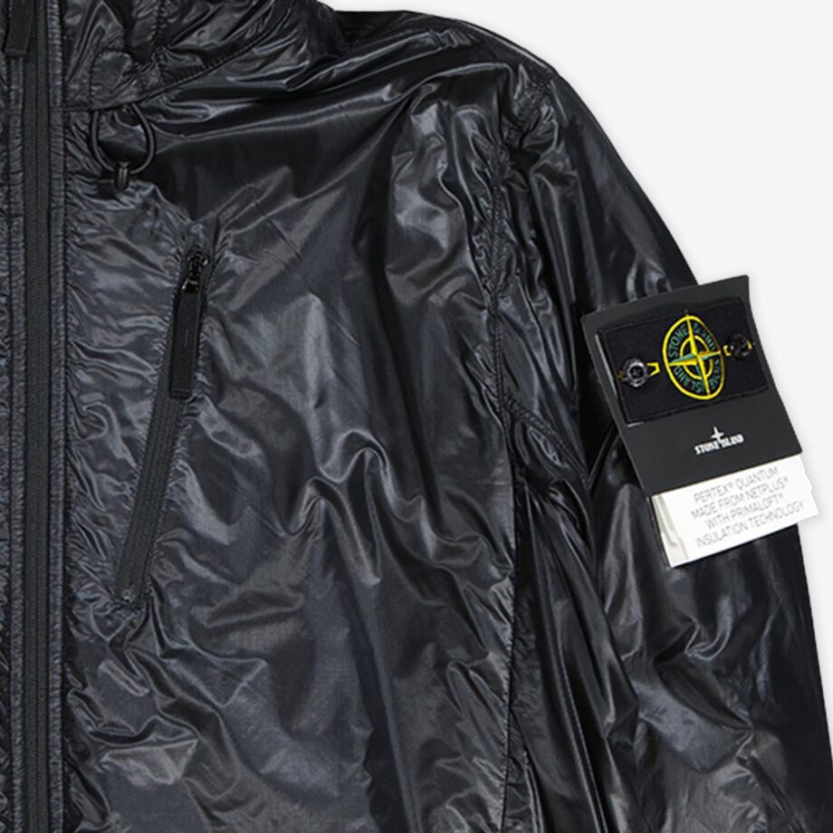 Stone Island Jacke mit Kapuze Light Packable Kompass Patch