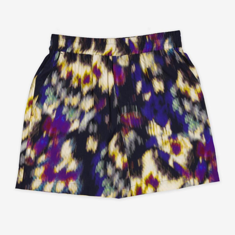 Isabel Marant Shorts Vataya-GB Watercolor Fluid