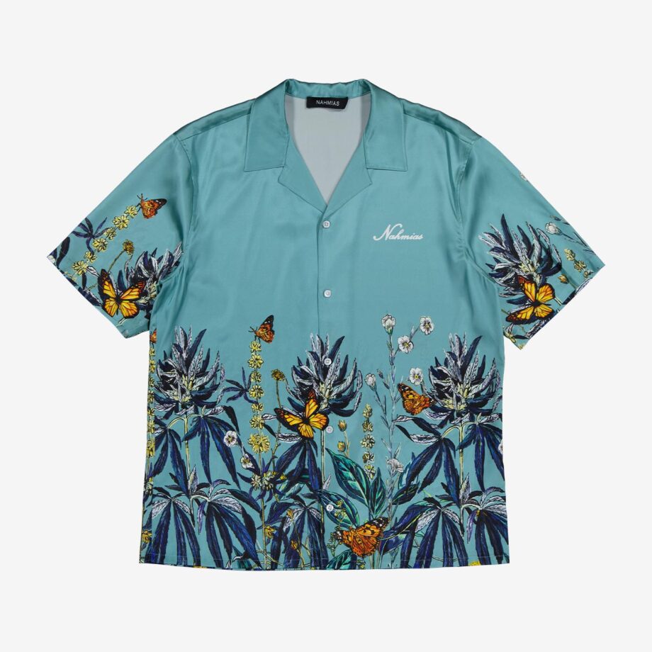 Nahmias Hemd K/A Botanical Silk