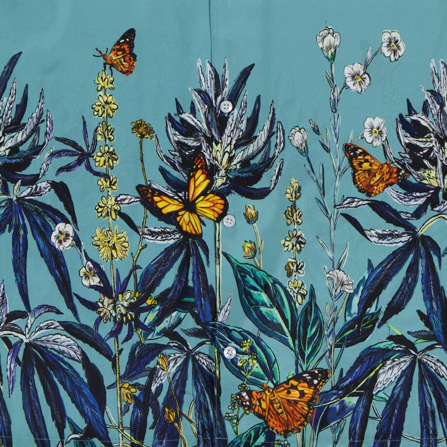 Nahmias Hemd K/A Botanical Silk