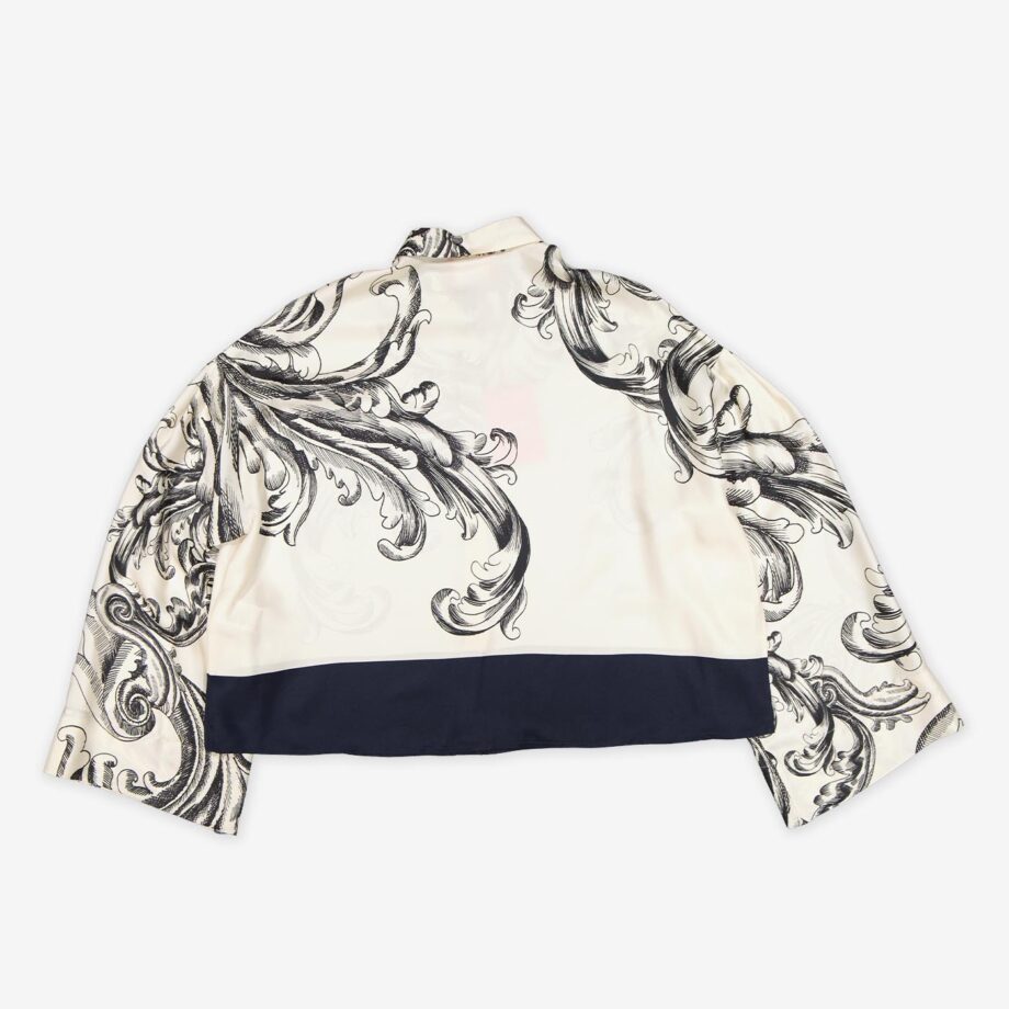 CO.GO Seidenbluse ornament