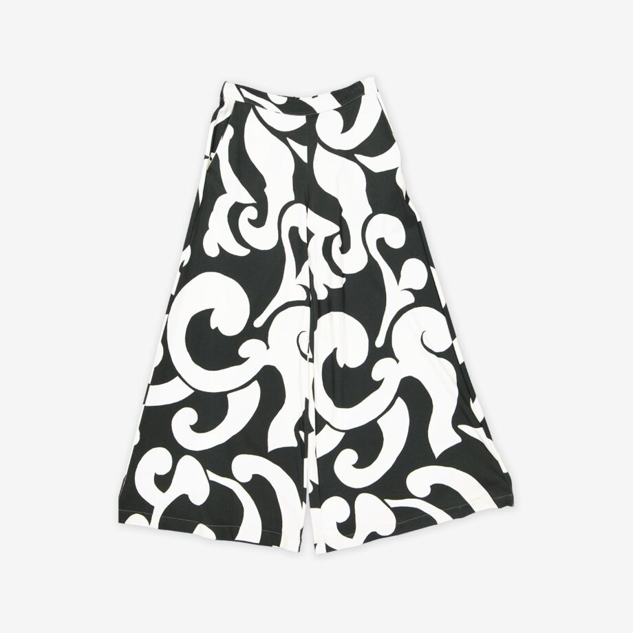 CO.GO Hose weit jersey monocrome curls