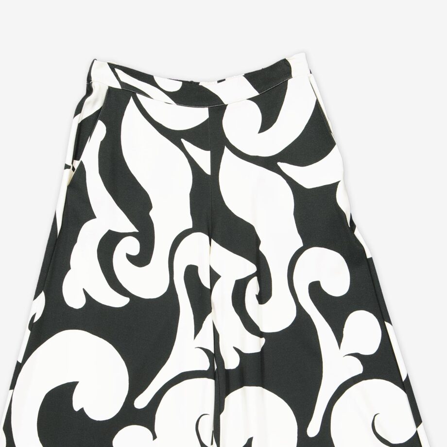 CO.GO Hose weit jersey monocrome curls
